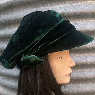 Velvet Cap | Green